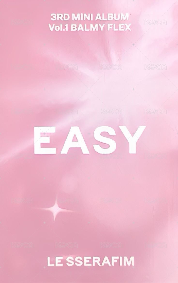 EASY 專輯卡 Vol.1 專卡 背面