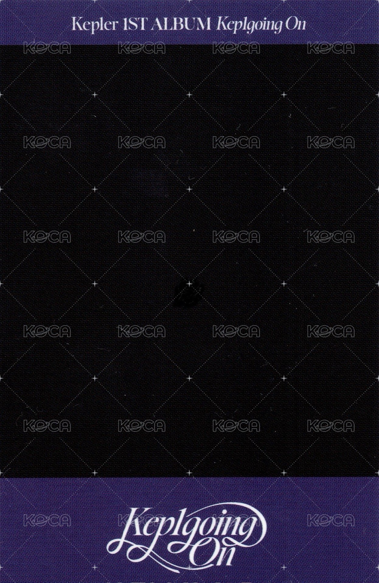 正規一 專輯卡 電子專B版 背面