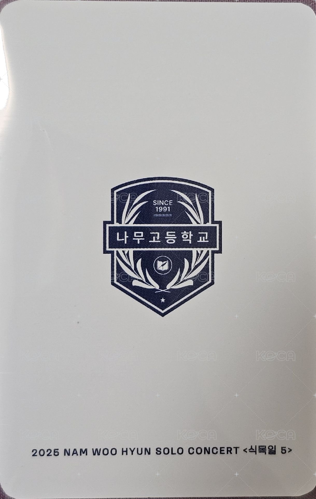 植木日5 隨機卡  背面