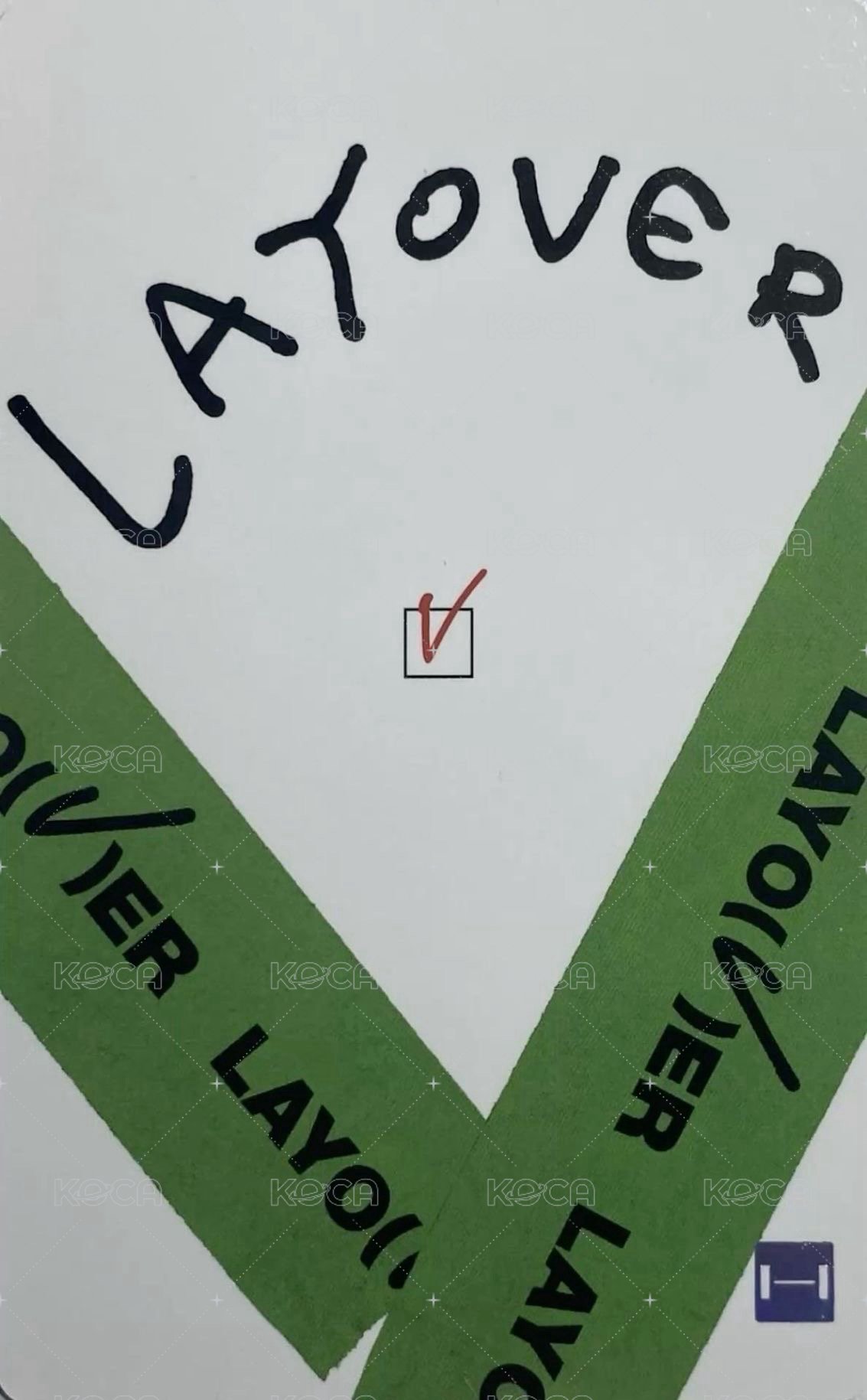 LAYOVER sw 幸運卡  背面