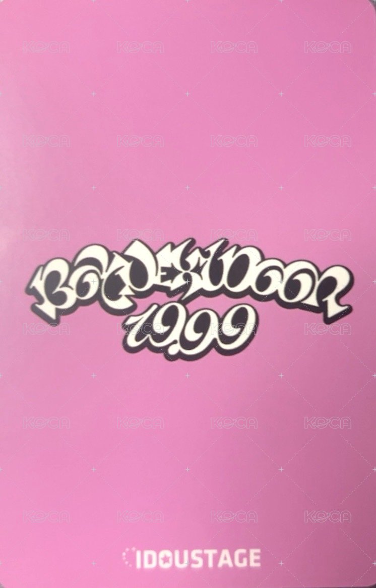 19.99 愛豆驛站 1.0 幸運卡 1 背面