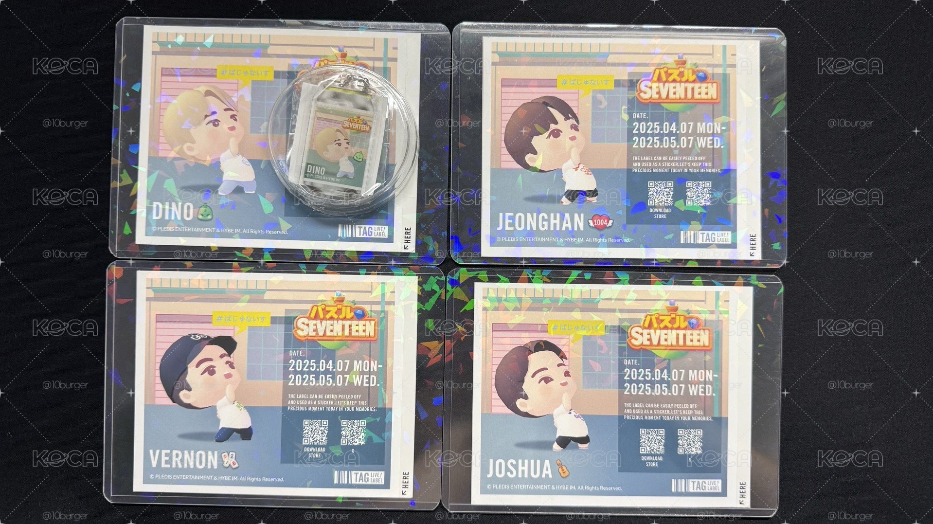 Puzzle SVT販賣機貼紙 吊飾