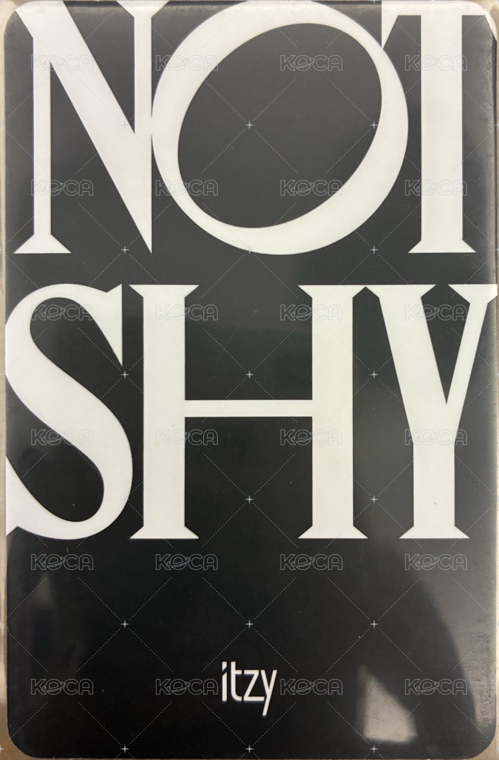 Not Shy 專輯卡 雙人卡 背面
