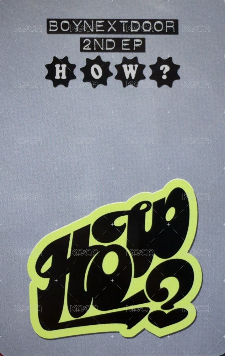 HOW? yzy 2.0 幸運卡 2 背面