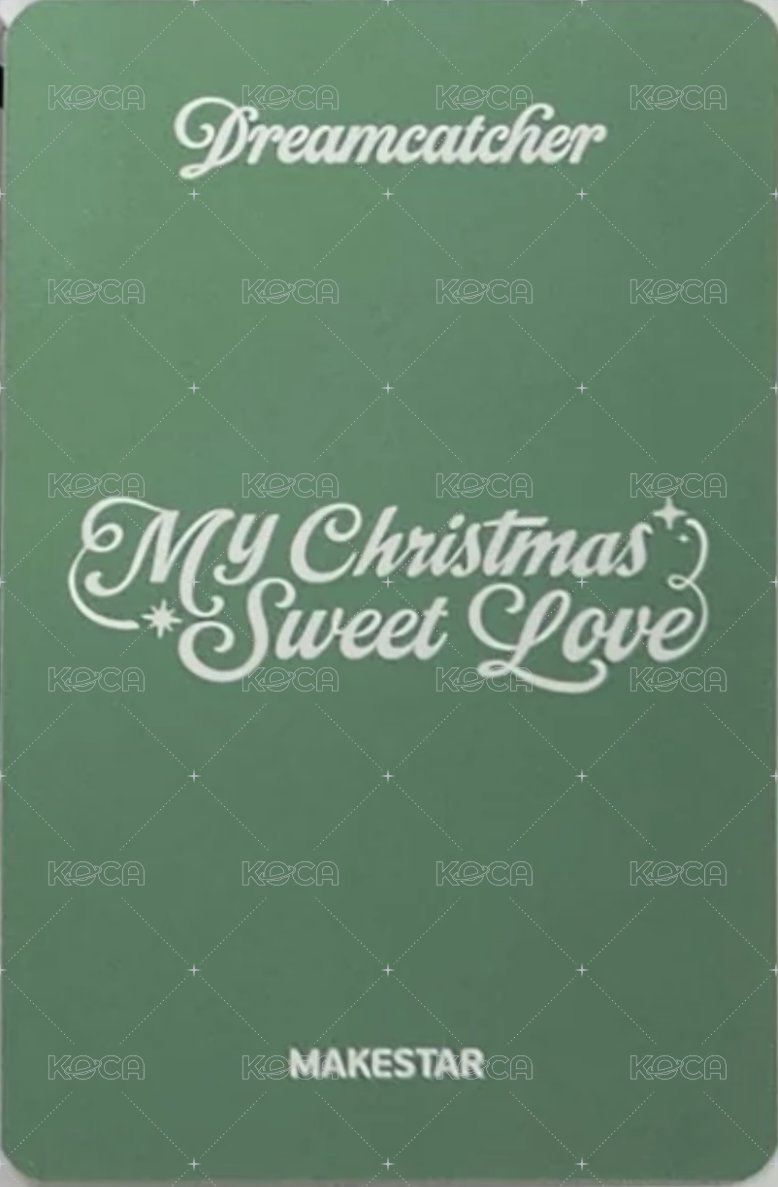 聖誕單曲專輯 ms 1.0 幸運卡 C ver. 背面