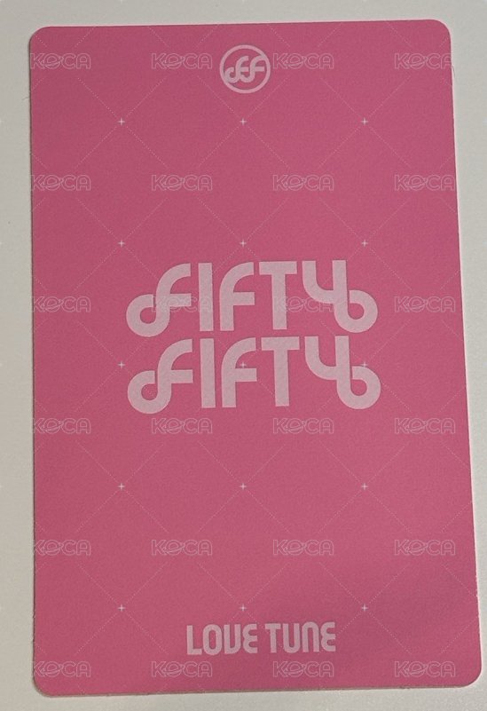 Love Tune 專輯卡 LOVE ver 背面