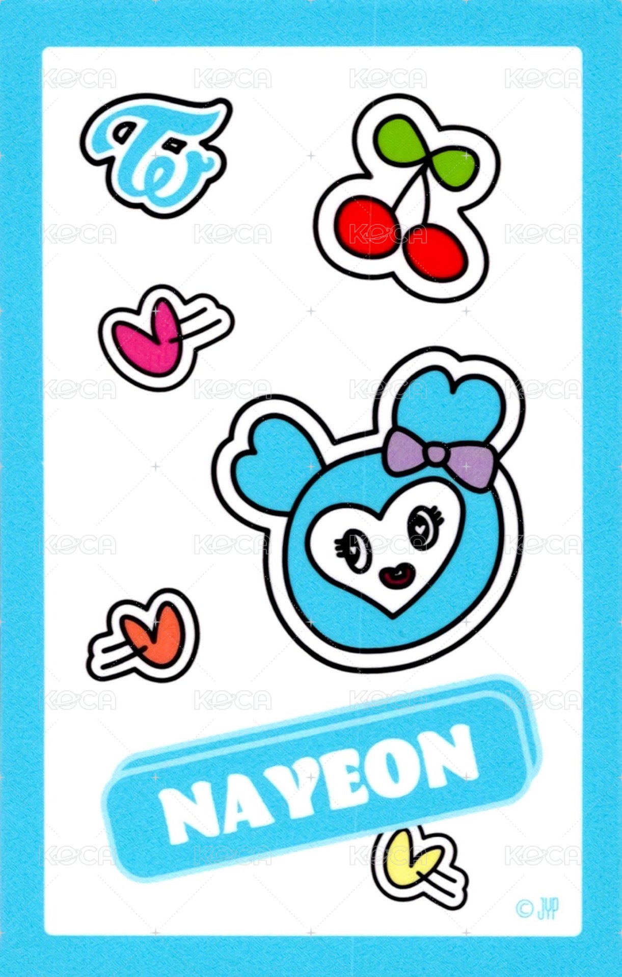 六巡 JYP JAPAN 滿額卡  背面