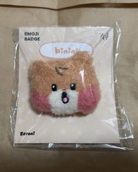 毛絨徽章 彬 binini 