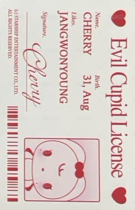 IVE SECRET 專輯卡 EVIL CUPID ver. 正面