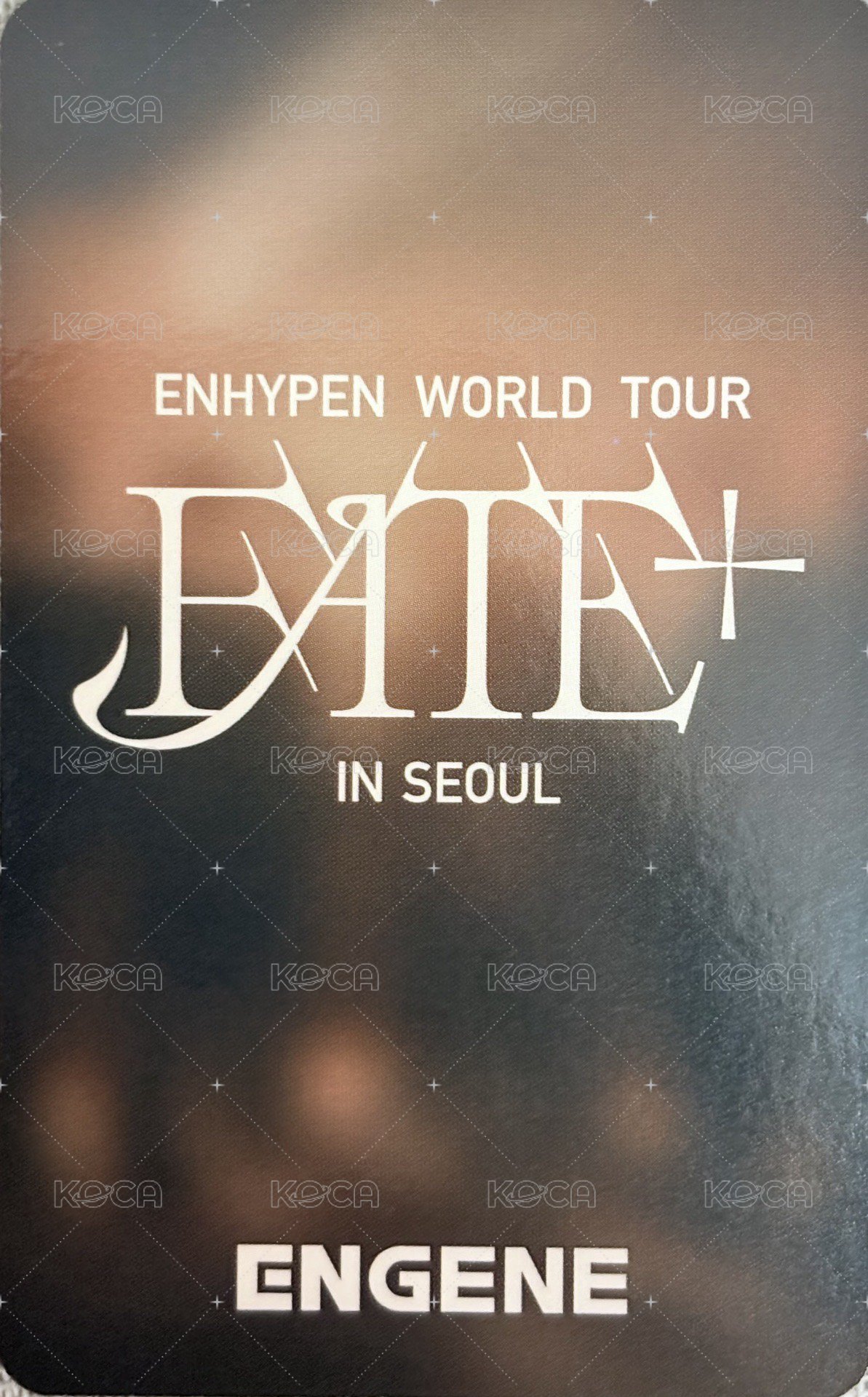 FATE+ 入場卡 / 場限卡 ENGENE ZONE 背面