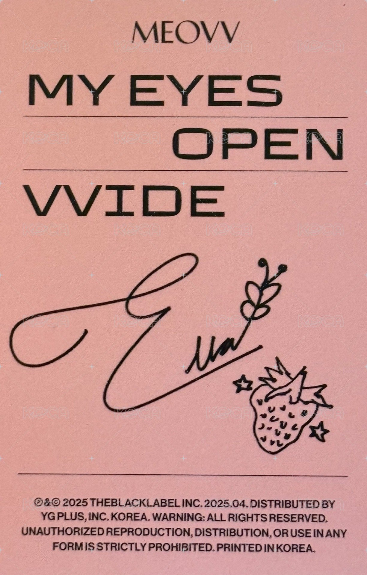 mini 1 專輯卡  背面