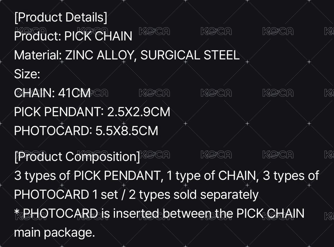 PICK CHAIN