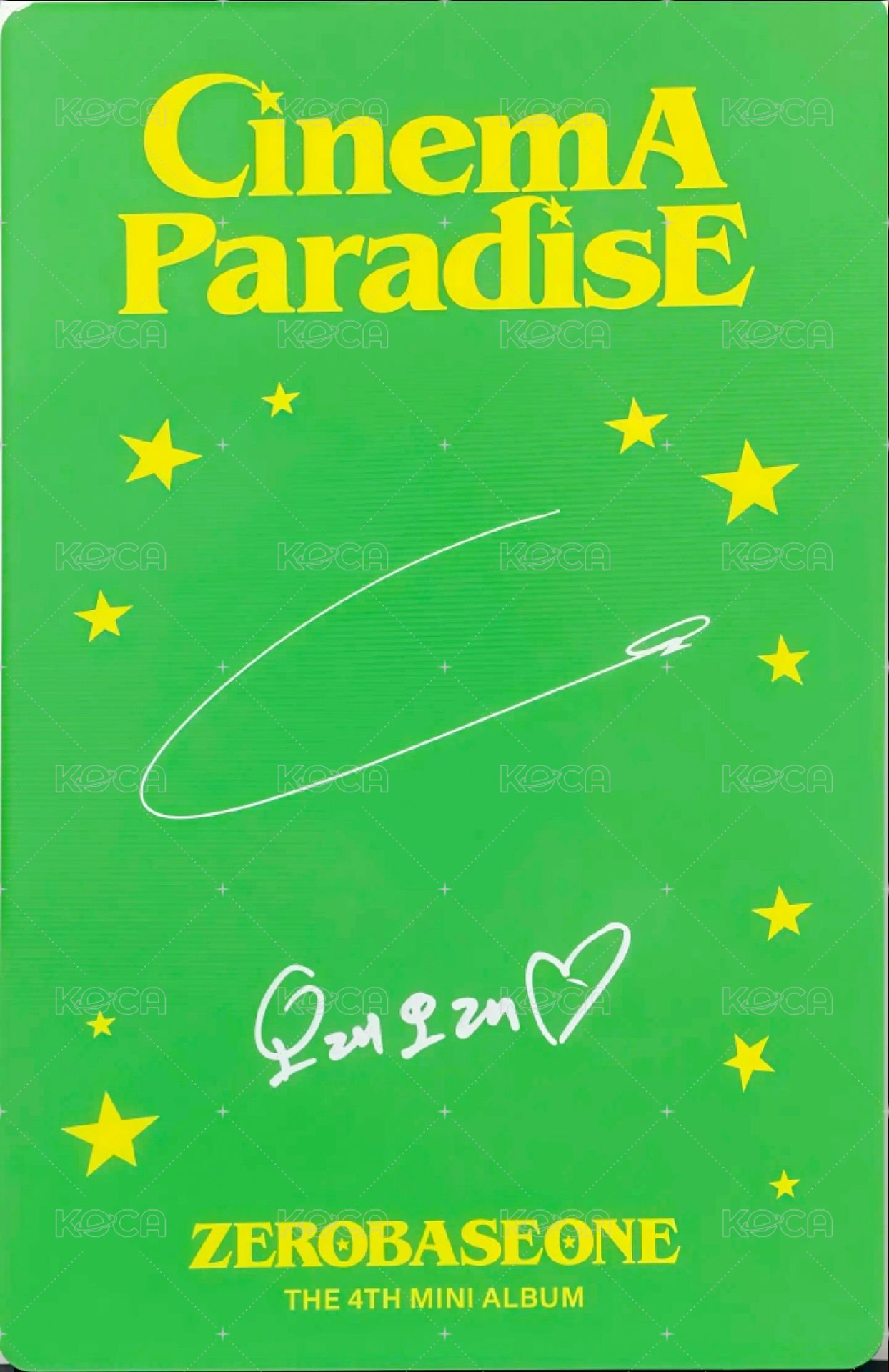 迷四 專輯卡 ROMANCE ver. 背面