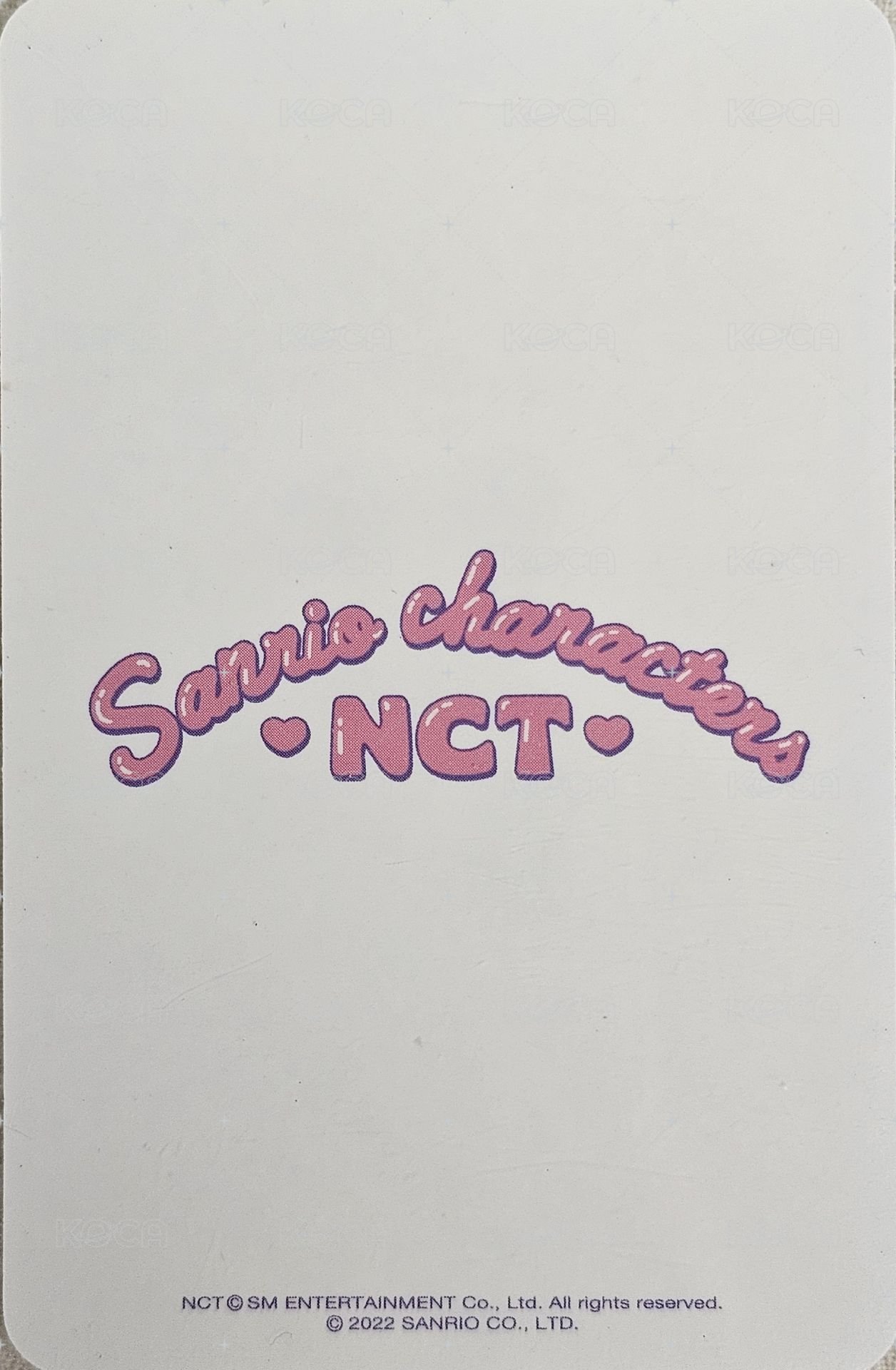 三麗鷗 隨機卡 三麗鷗聯名 包小卡 背面