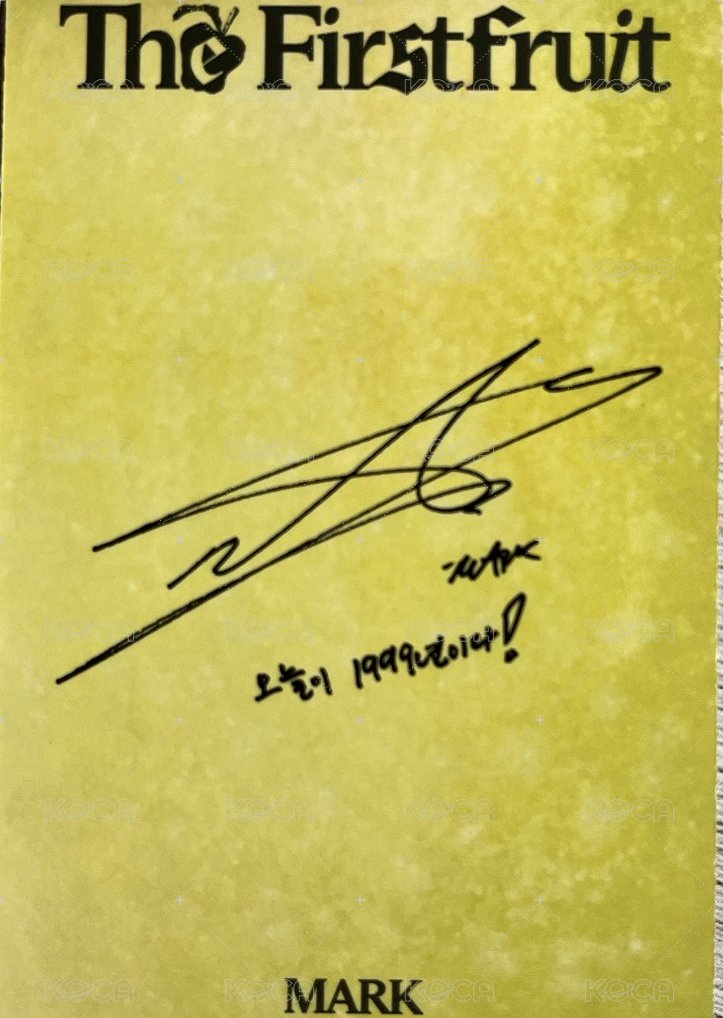 The Firstfruit 專輯卡 -Trilogy ver. 背面