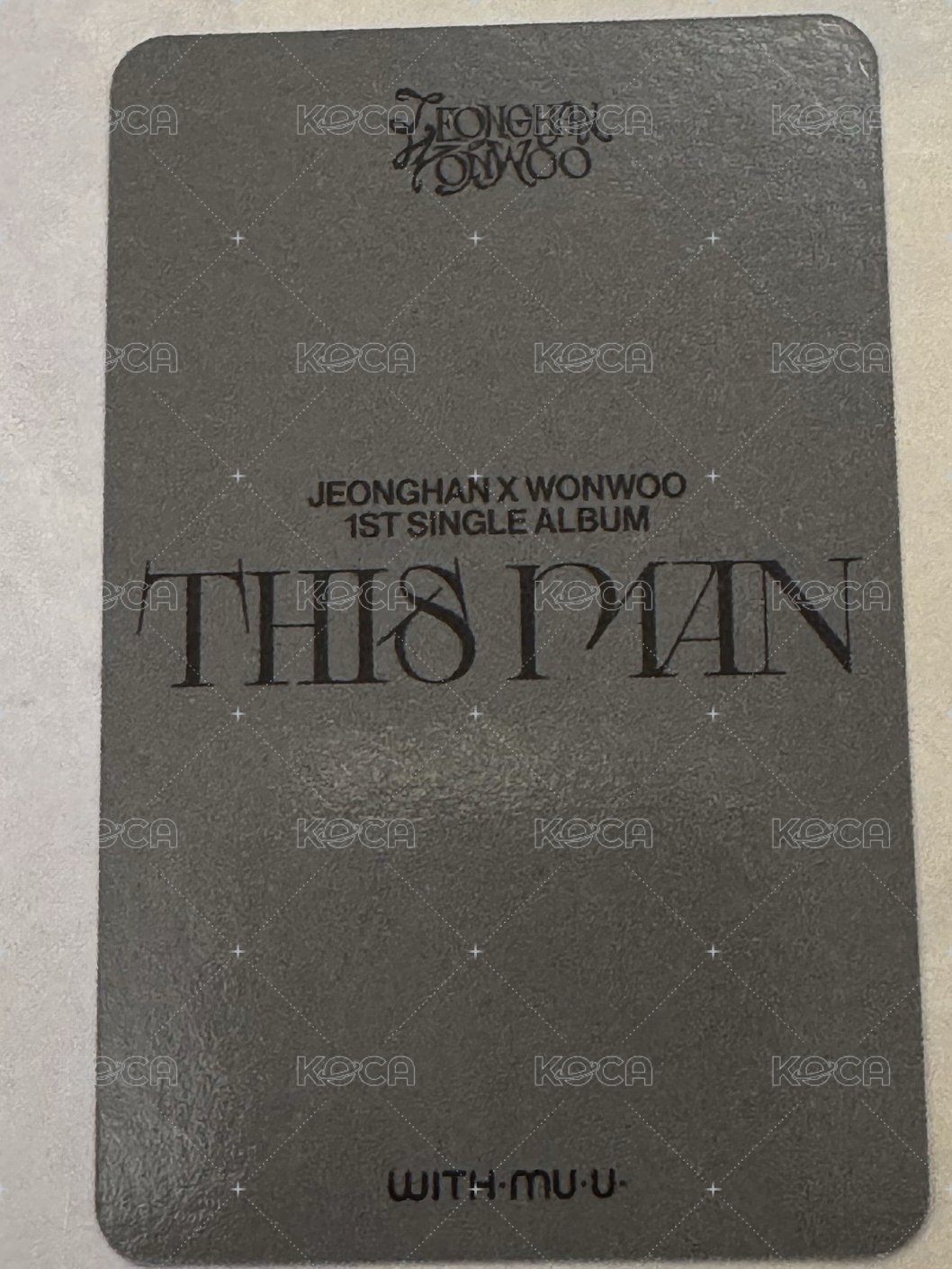 THIS MAN wm ver.B 幸運卡  背面