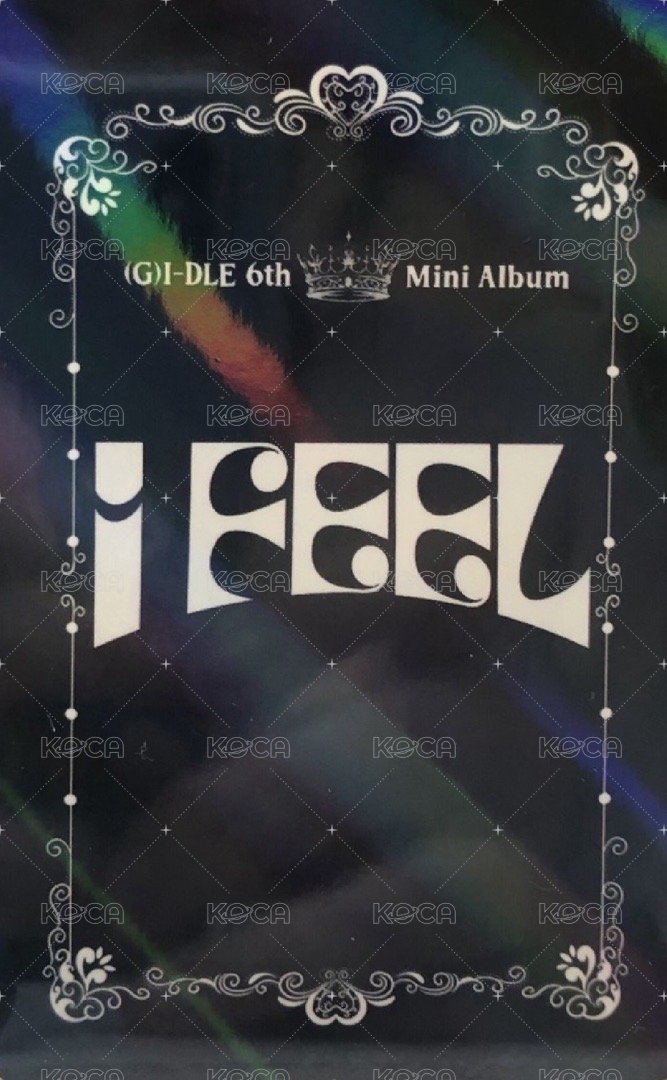 I feel kms 6.0 特典卡 -麵 背面