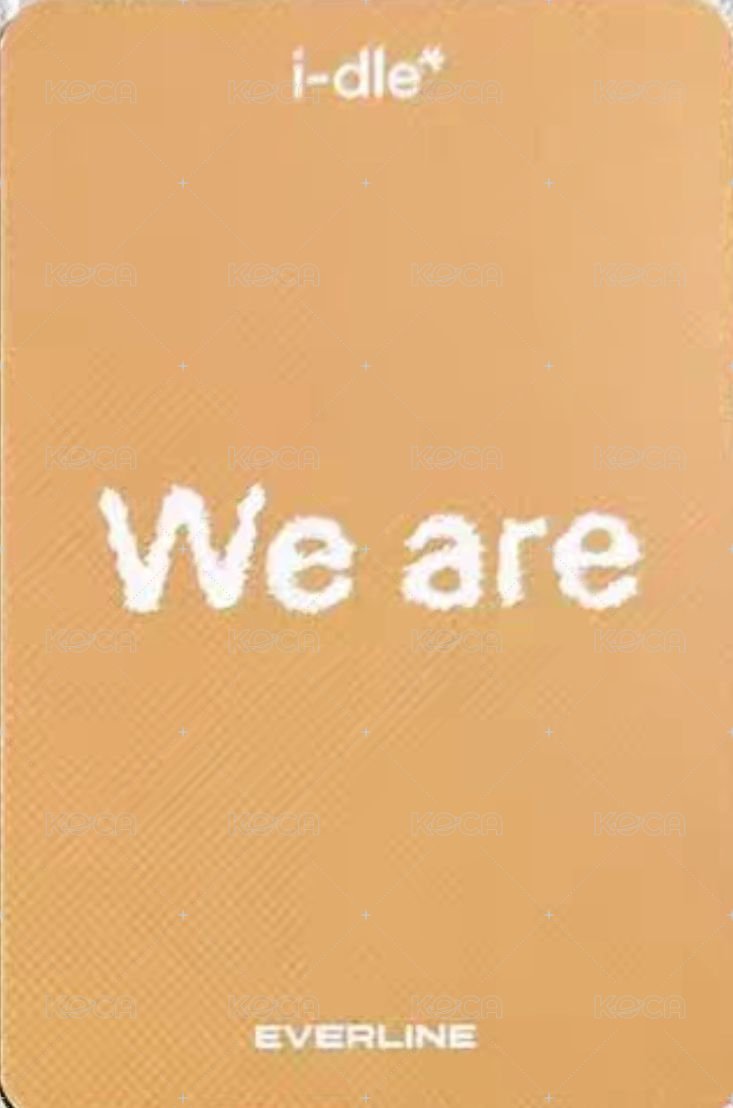 We are el 4.0 幸運卡  背面