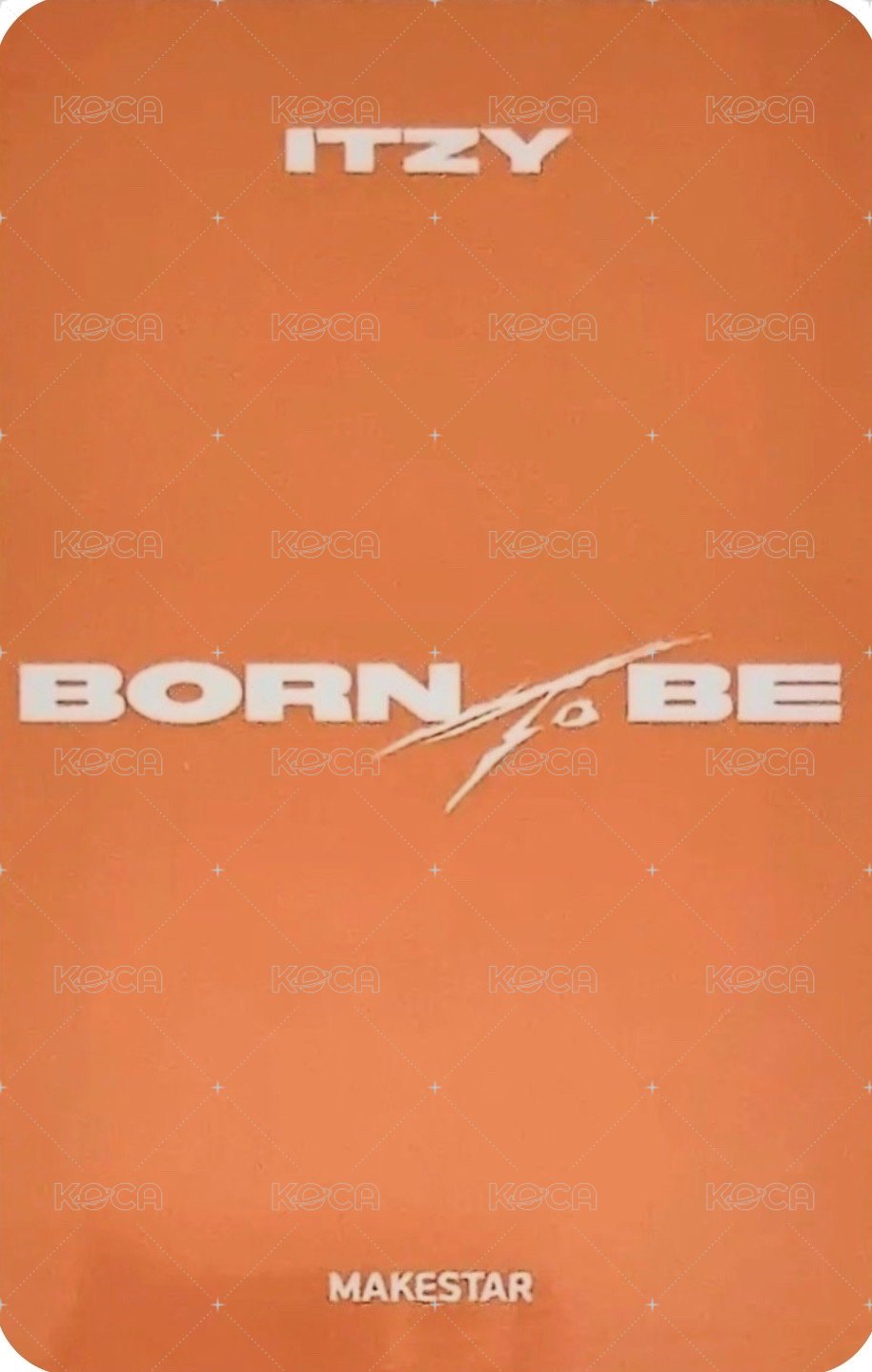 BORN TO BE ms 1.0 簽售卡  背面