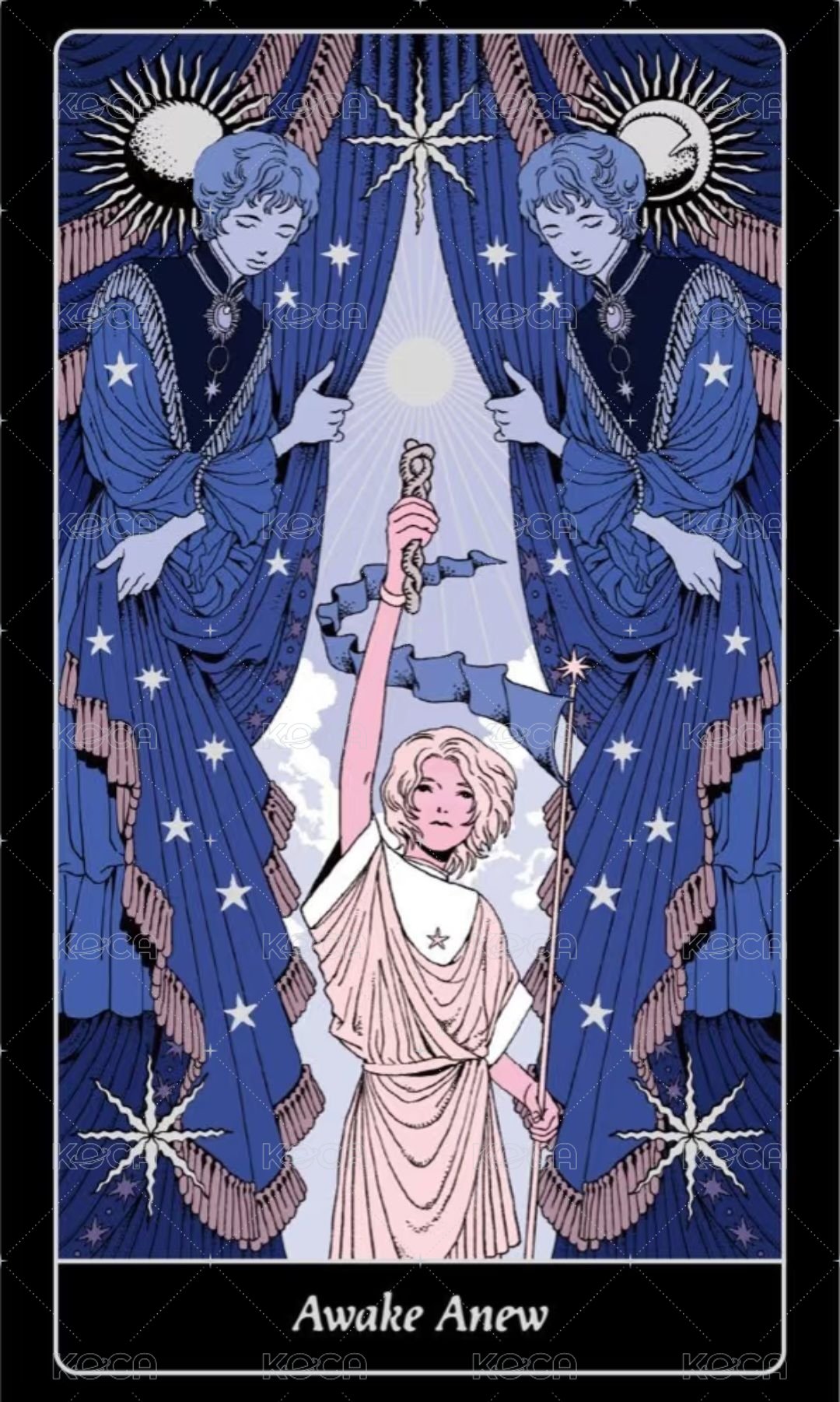 正四 專輯卡 塔羅牌/神諭卡 Awake Anew  正面