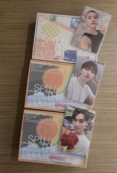 全專🪩迷12 Minil2 Kit 橘版+白版 Hoshi Seungkwan Dino 權順榮 權純永 夫勝寛 李燦