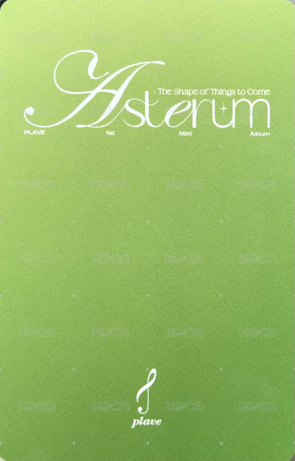 迷一 六夏 bdm 簽售卡  背面