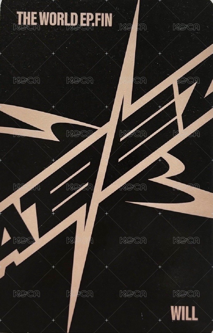 WILL 專輯卡 A ver. A 背面
