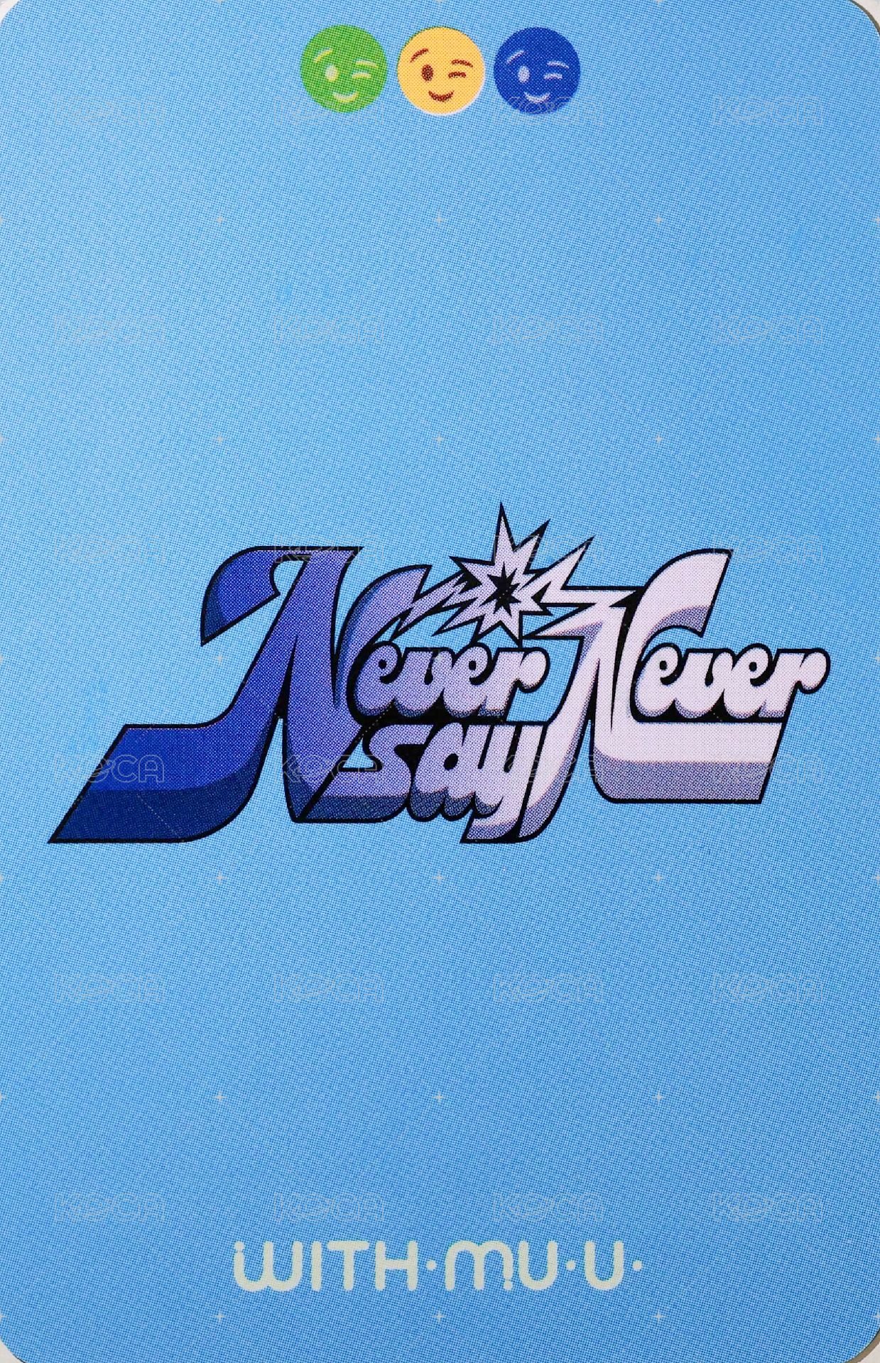 正規一 wm 幸運卡 Wink ver. 背面