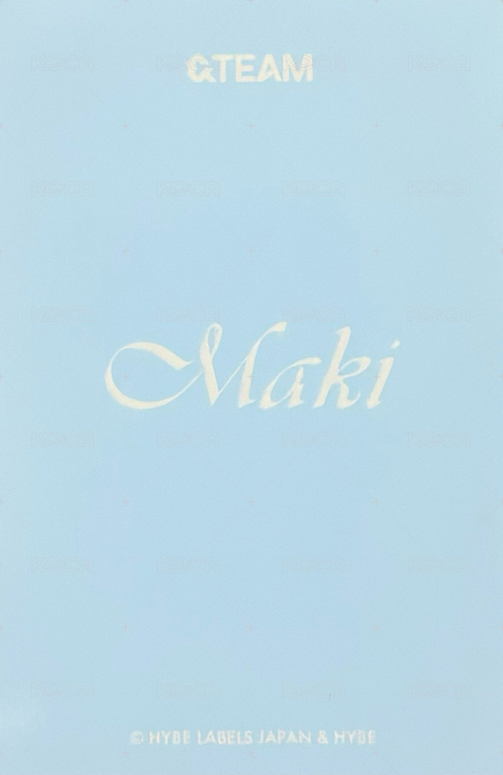 雪明 隨機卡  背面