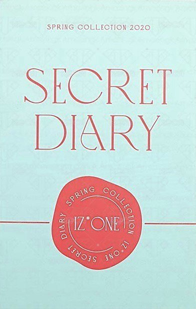 SECRET DIARY 年曆卡  背面