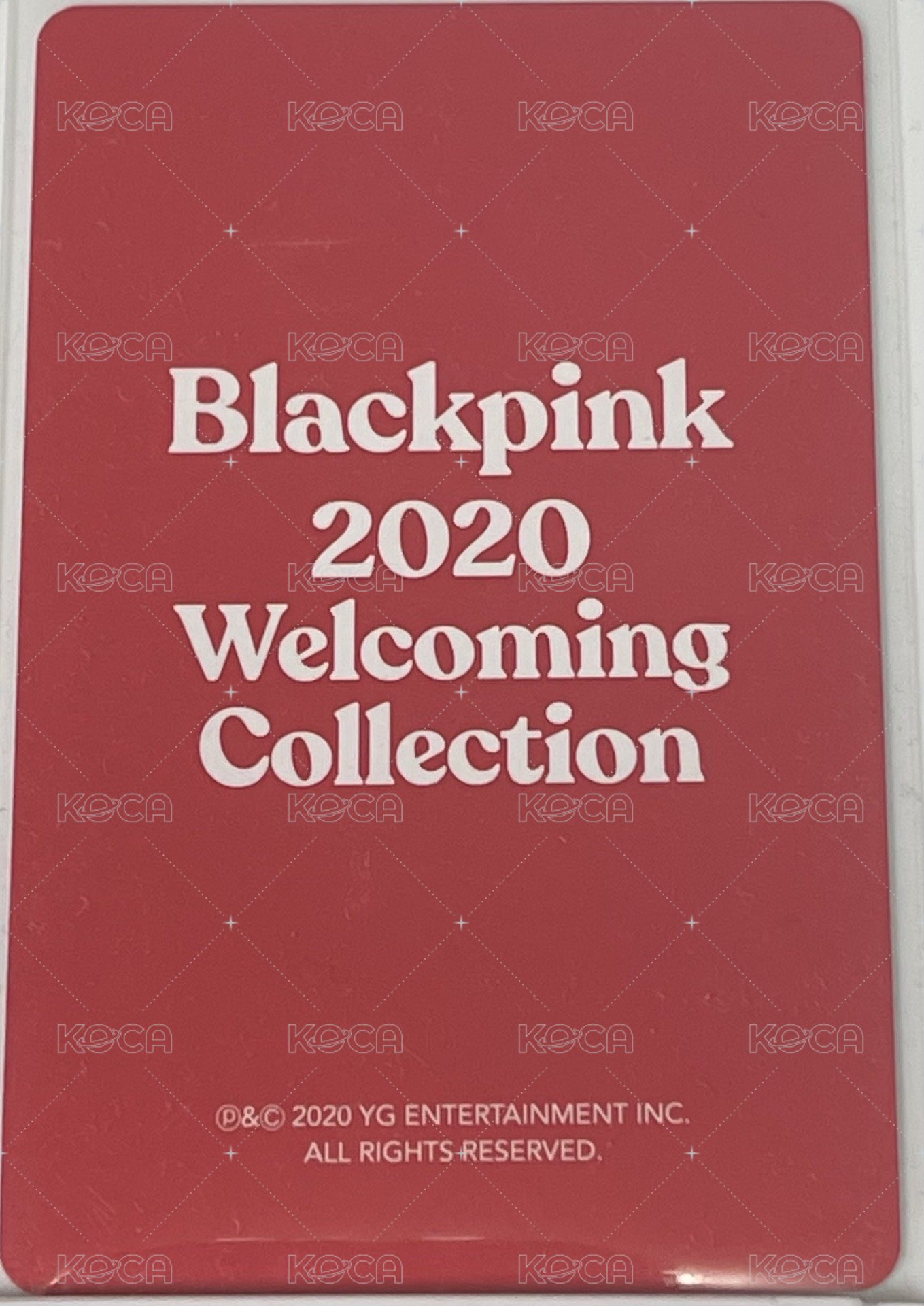 2020年曆 年曆卡 芒果秀 背面