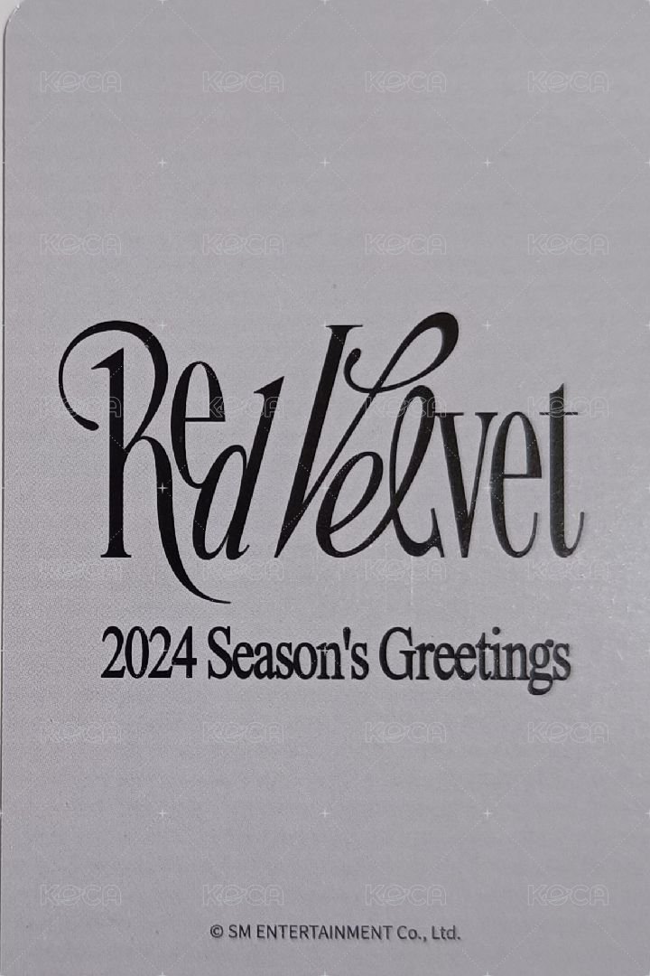 周邊卡 24年曆 K4特典 JOY 背面