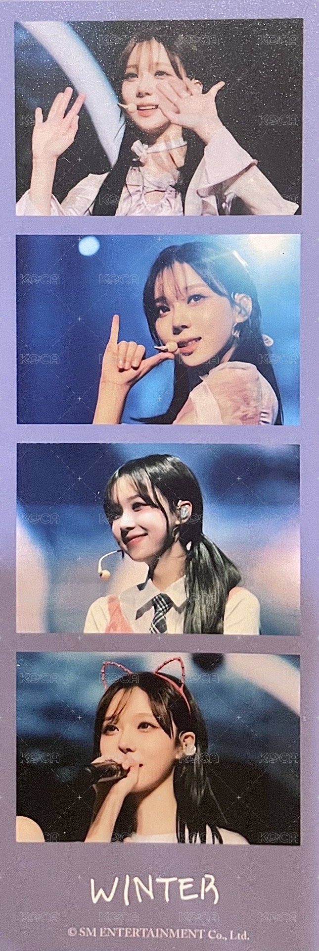 一巡 人生四格卡 寫真書卡 正面