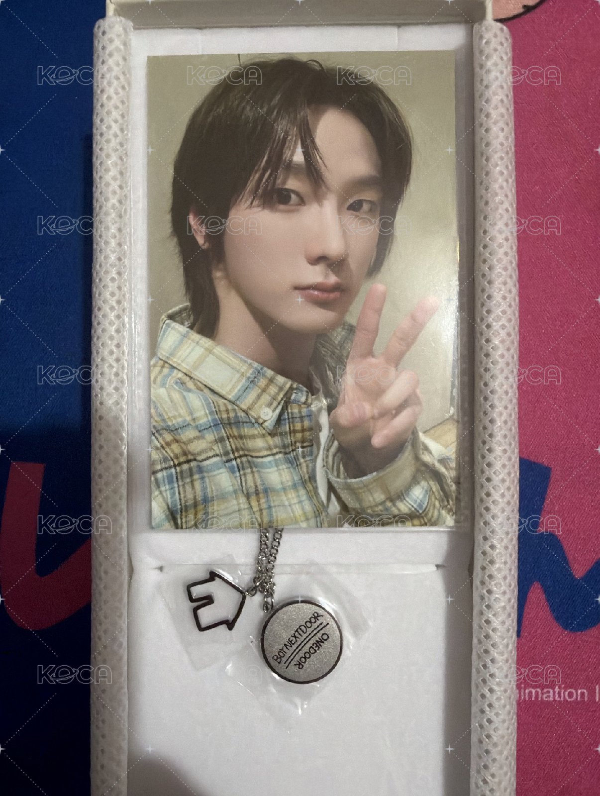 SEUNGHO一週年項鍊含小卡