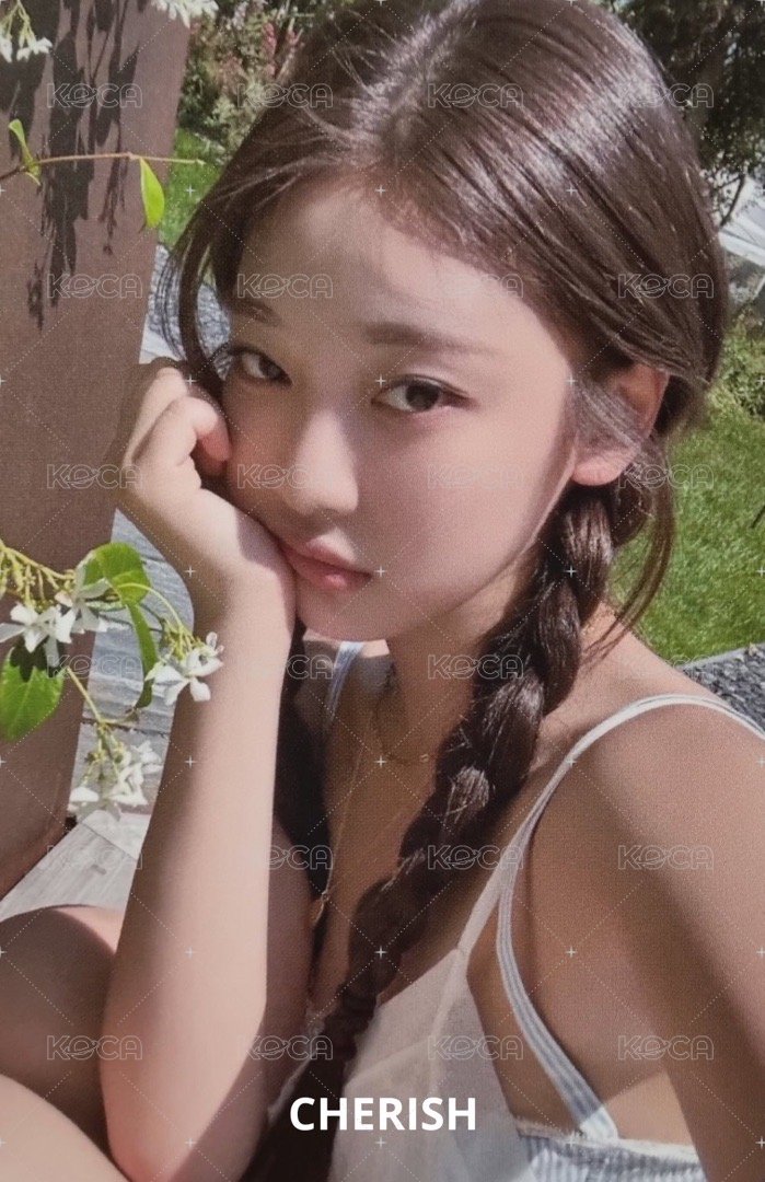 MY WORLD el 特典卡 3.0寧 麻花辮寧 正面