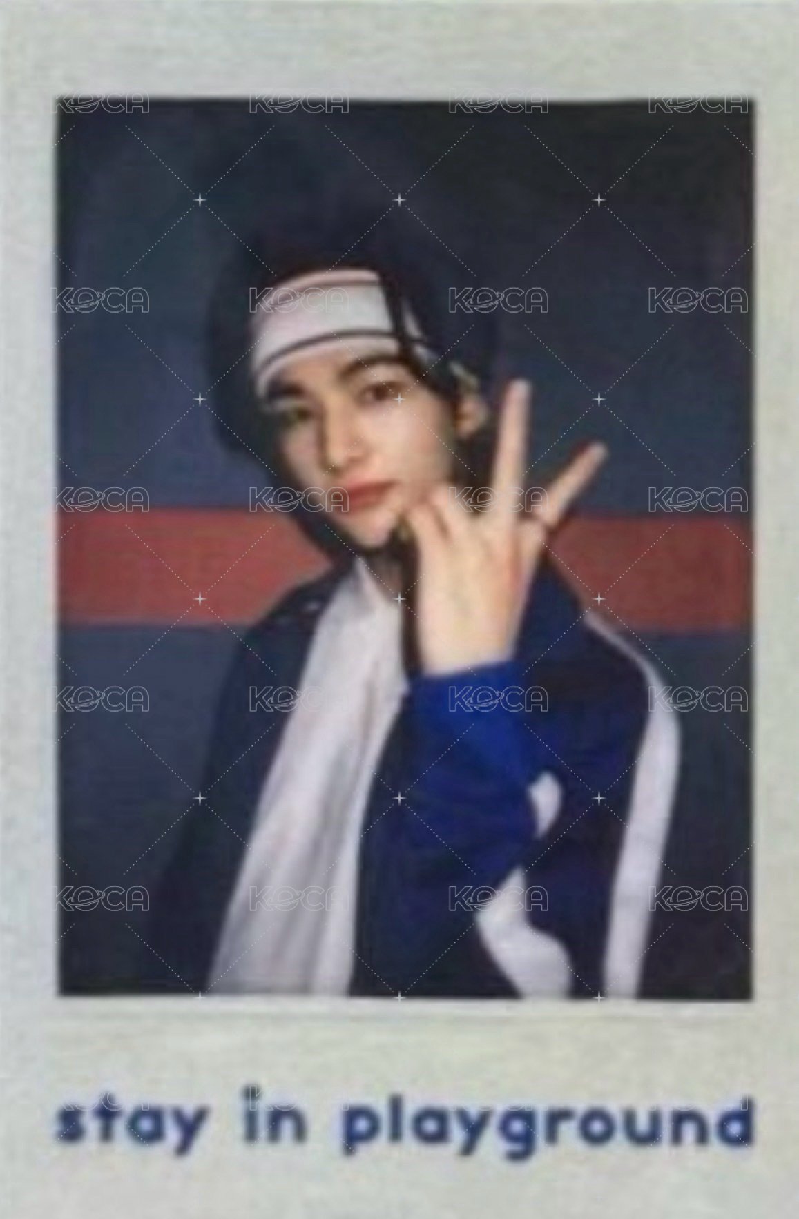 Stay in Playground 周邊卡 拍立得 正面