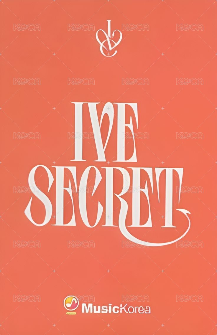 IVE SECRET mk 1.0 簽售卡  背面