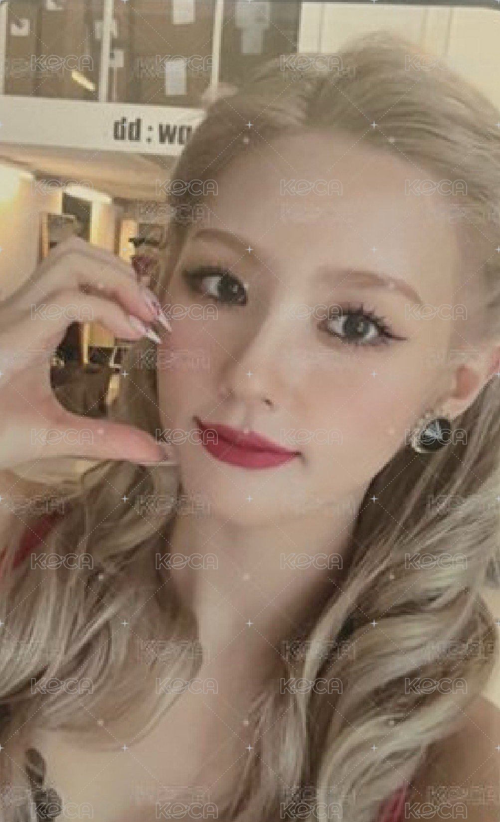 I LOVE k4 簽售卡  正面