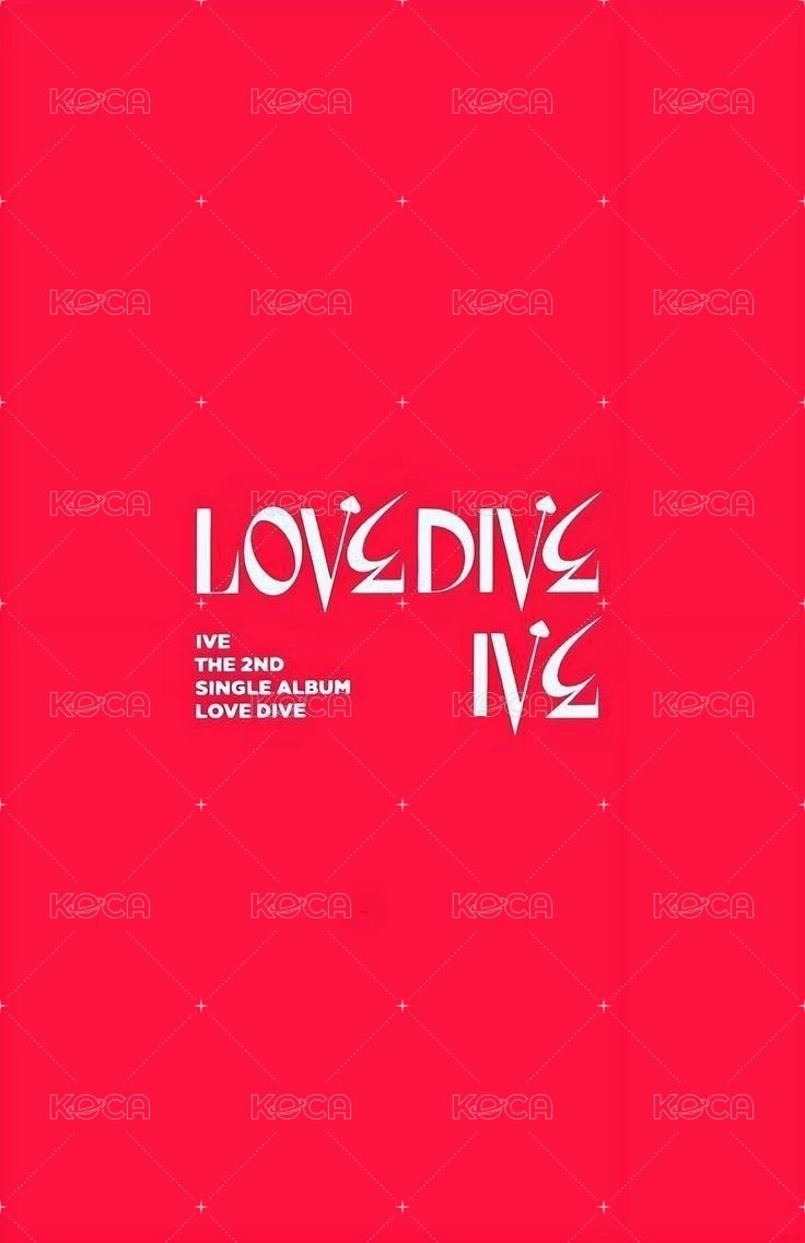 LOVE DIVE 專輯卡 1 ver. 背面