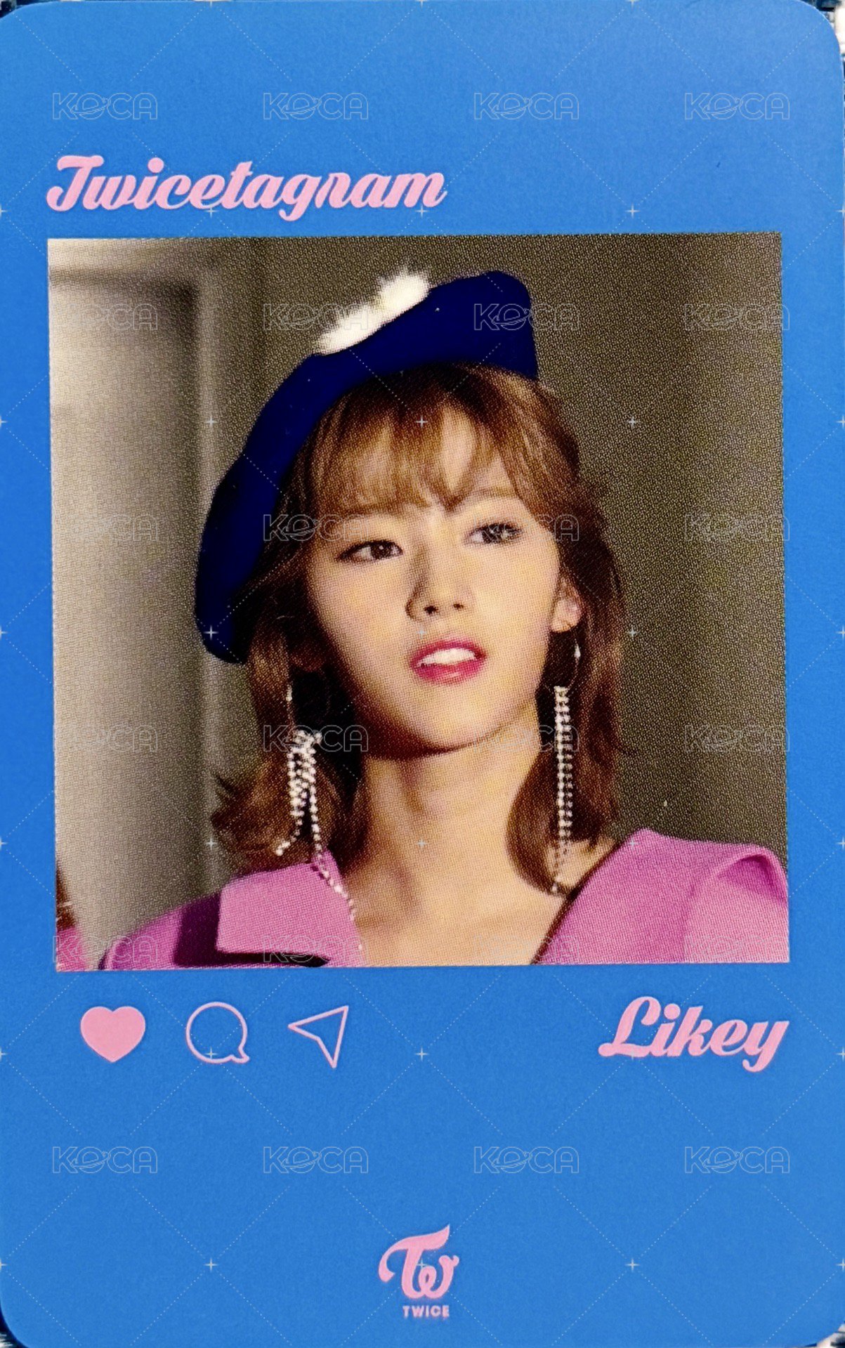 Twicetagram 周邊卡 快閃店卡 正面