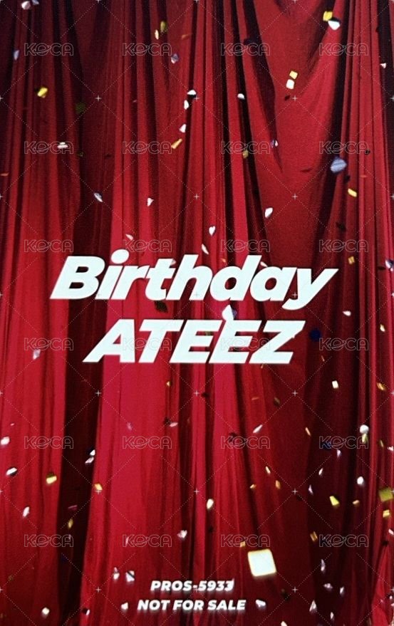 Birthday 專輯卡 ATINY盤 背面