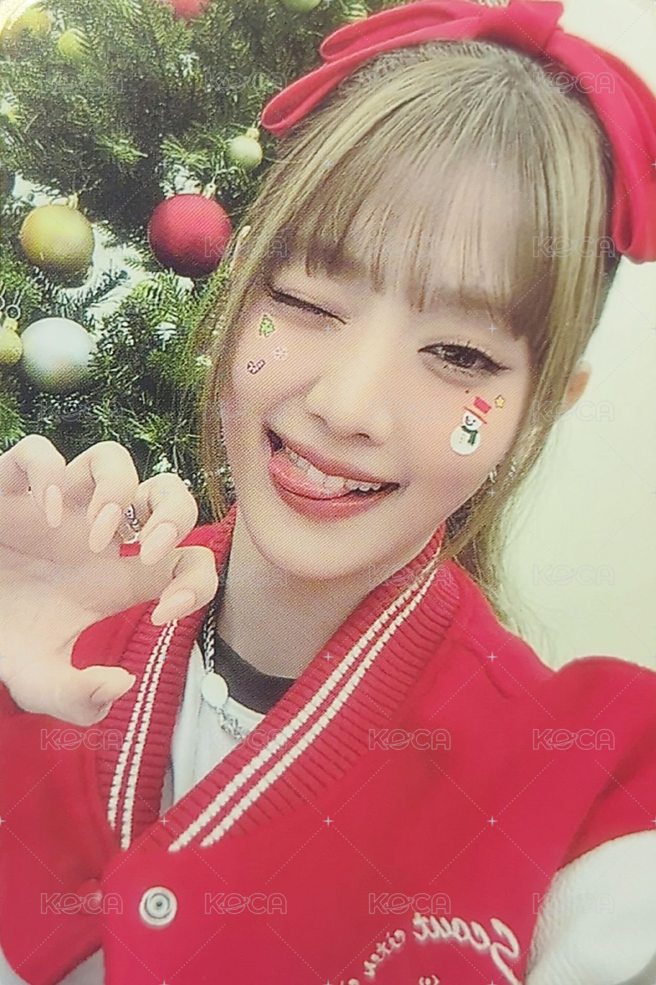 代言卡 MEDIHEAL 聖誕版貓咪 正面