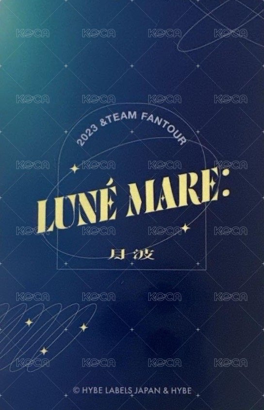 月波 周邊卡 外套卡 背面