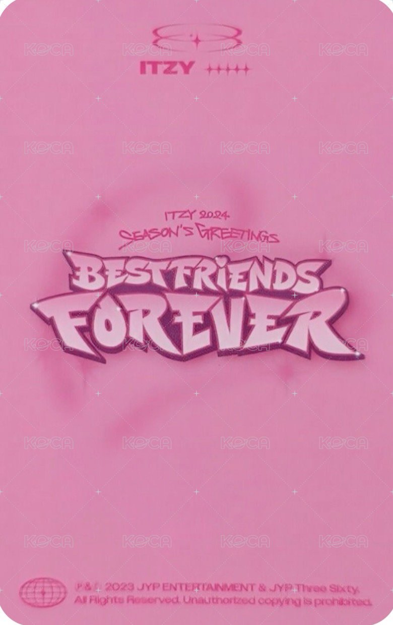 2024年曆 年曆卡  背面