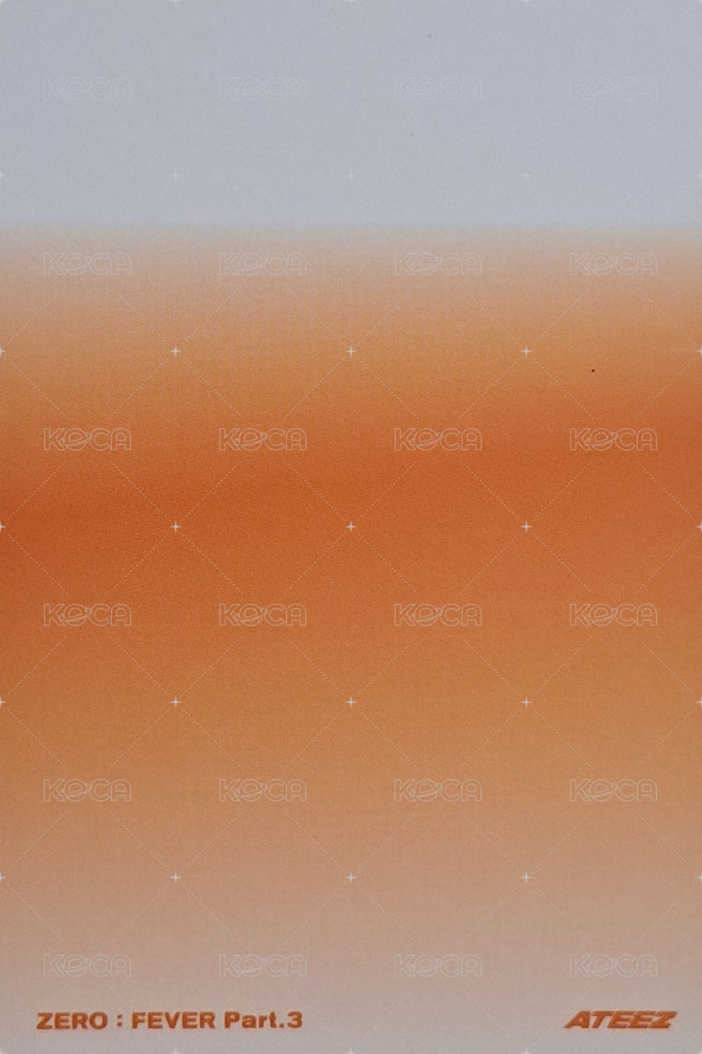 Fever pt.3 專輯卡 Diary ver. 2 背面