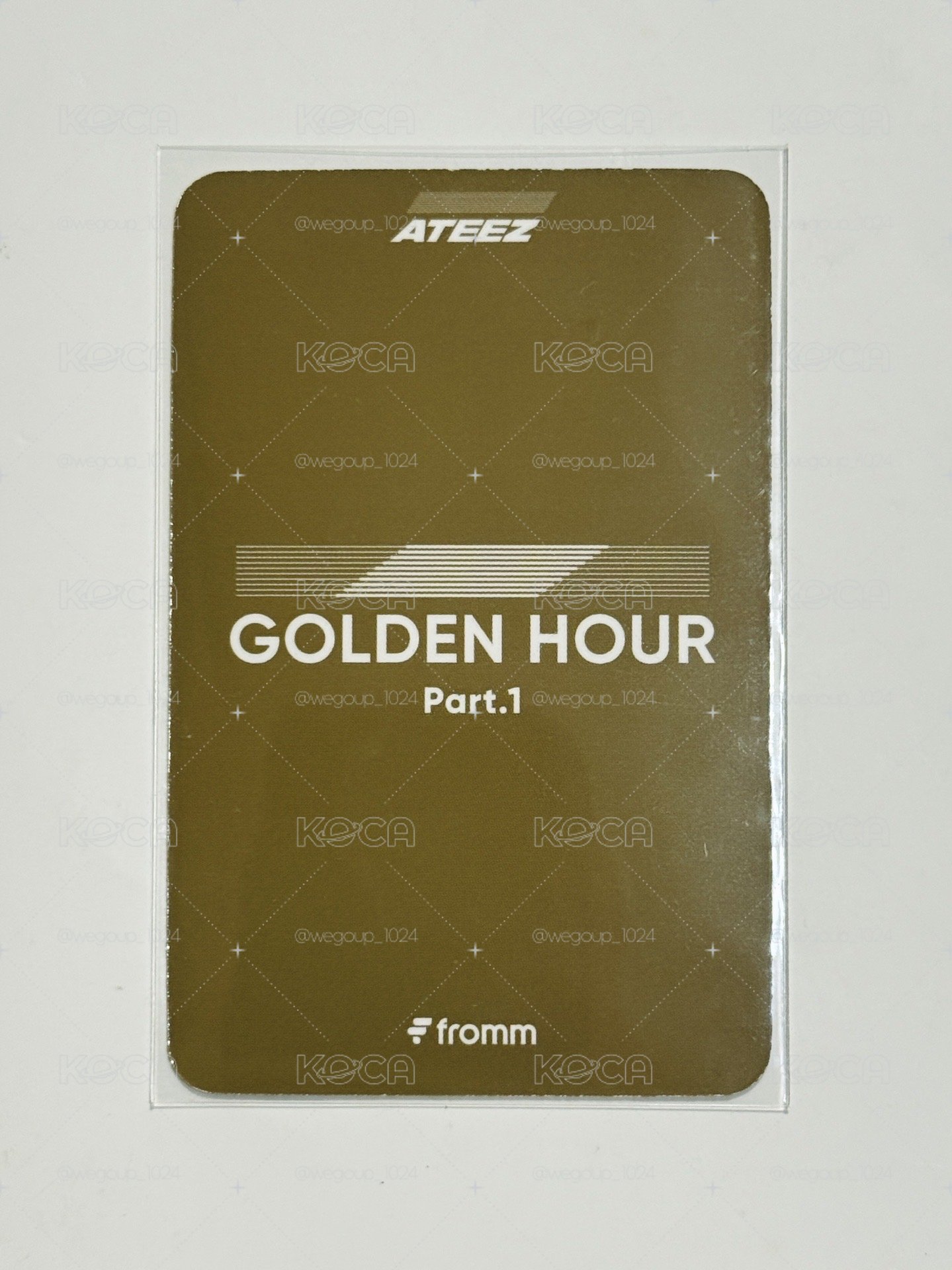 GOLDEN HOUR : Part.1 fromm 2.0 簽售卡 鍾浩