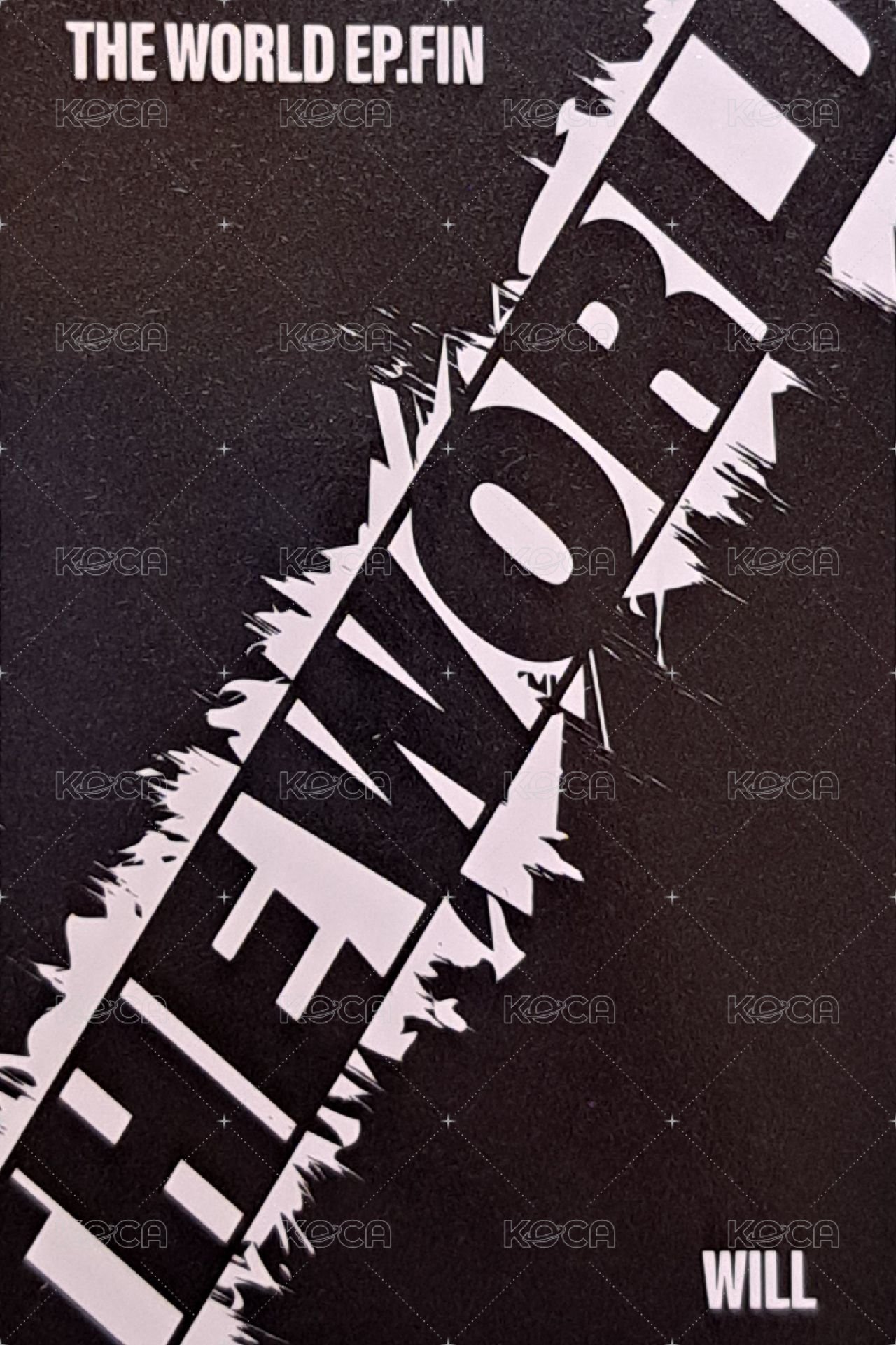 WILL 專輯卡 Platform ver. 背面