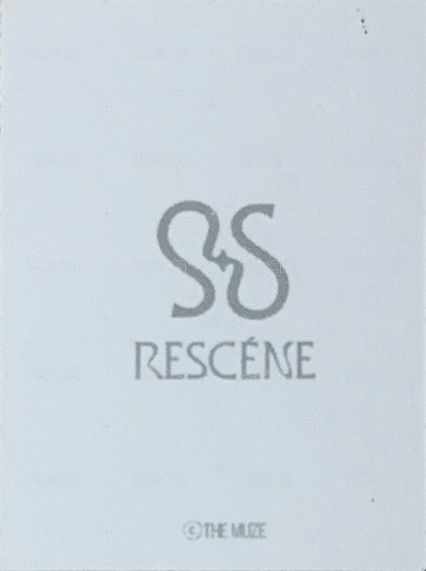 Project 326 wm 證件照 周邊卡 welcome kit on ver 背面