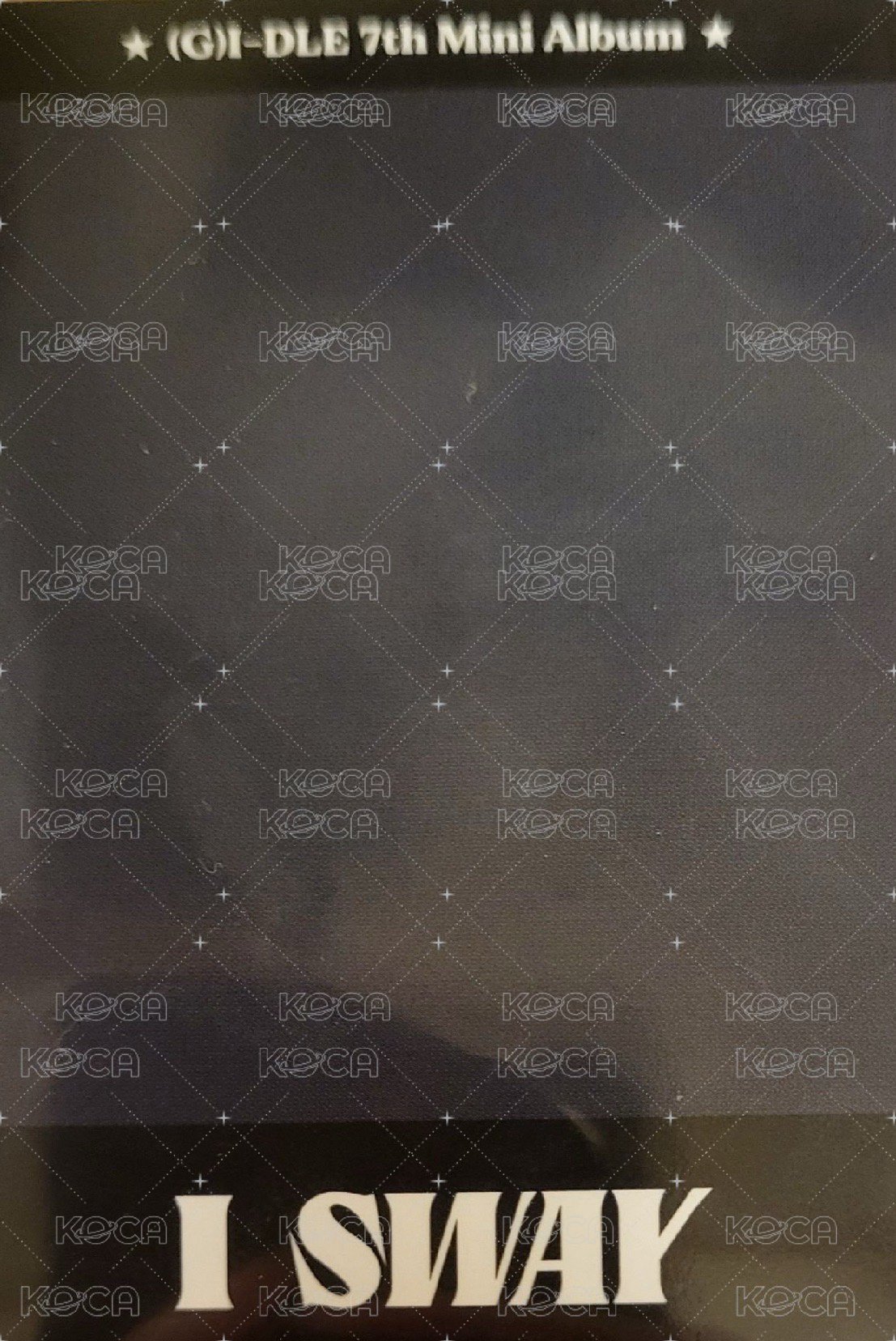 I SWAY am 1.0 幸運卡  背面