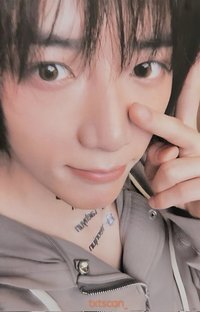 正四 專輯卡 迷你書吊飾 Etched ver.